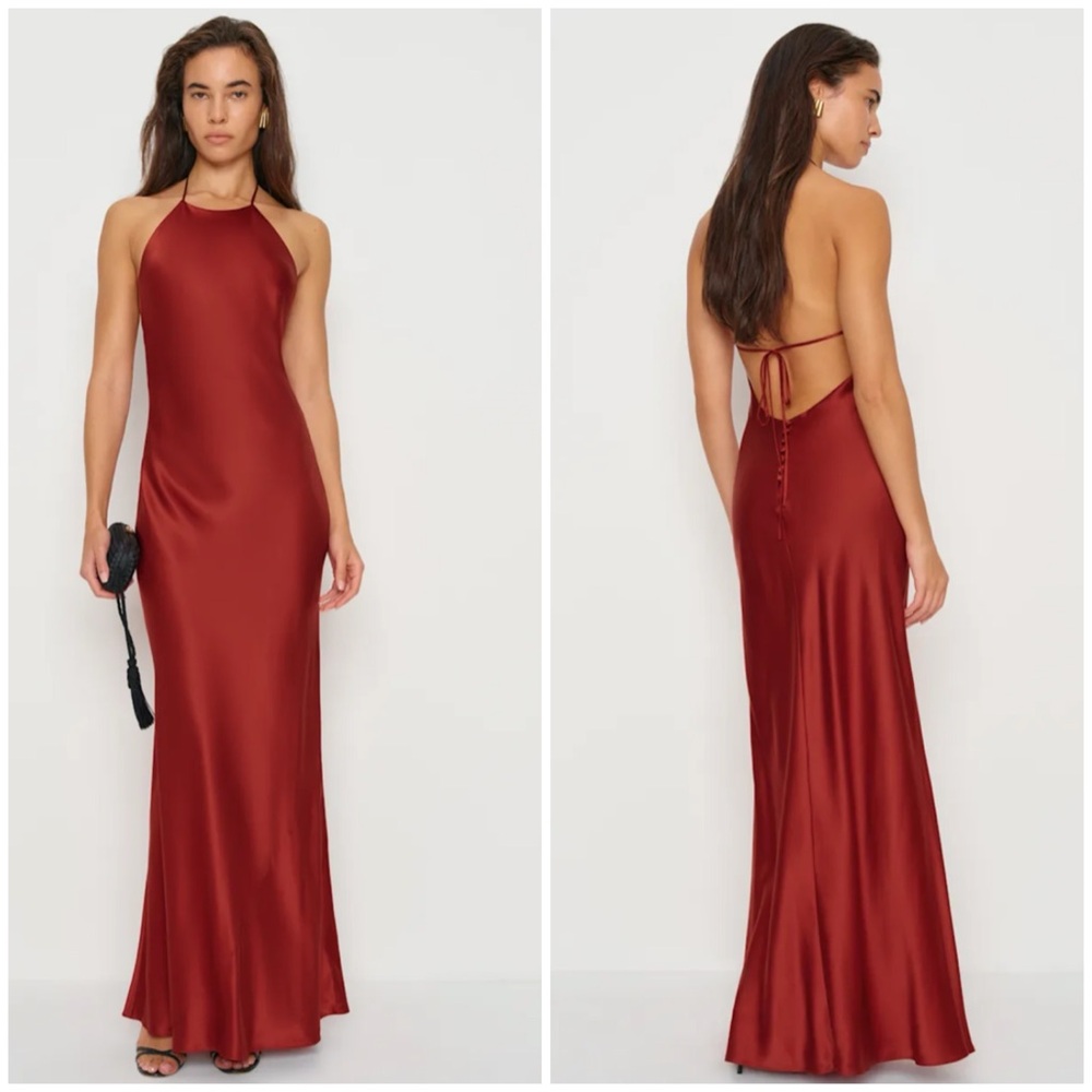 Reformation Jeany silk maxi dress